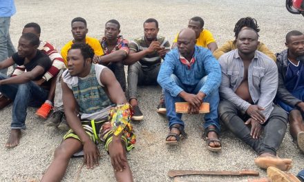 East Legon Police Apprehend 10 Suspected Landguards