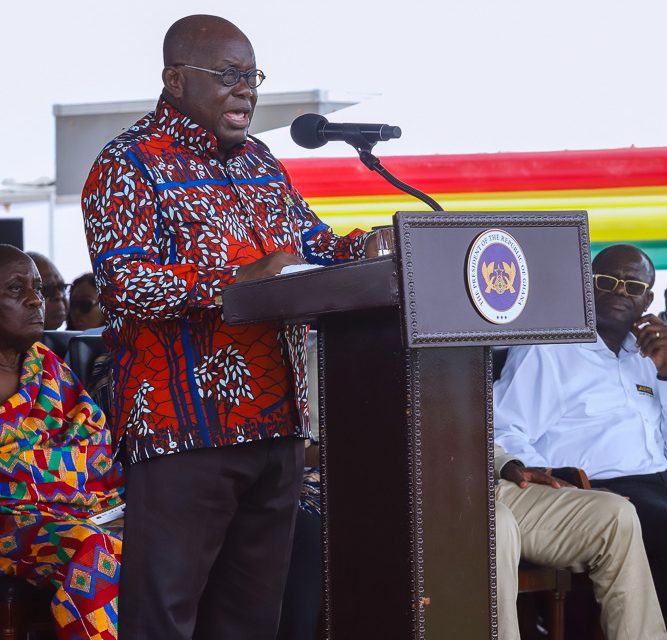 President Akufo-Addo Launches District Road Improvement Programme To Improve Rural Road Network<span class="wtr-time-wrap after-title"><span class="wtr-time-number">3</span> min read</span>