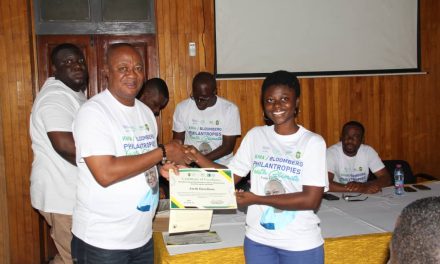 KMA Boss Presents Cheques, Certificates To Climate Action Groups.