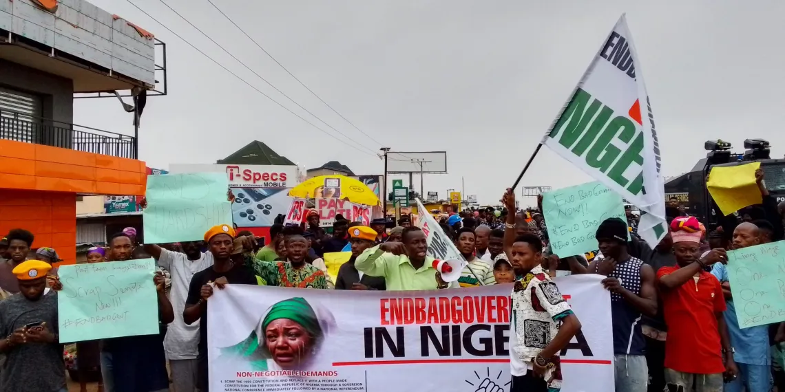 “64 Years of Struggle”: Nigerians Protest for Economic Justice<span class="wtr-time-wrap after-title"><span class="wtr-time-number">1</span> min read</span>